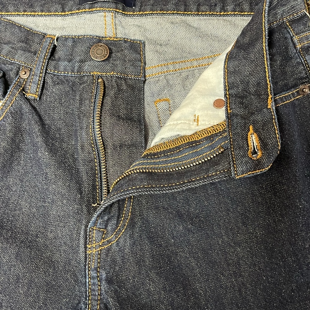 GAP Straight Dark Wash Denim Jeans 30x32 - Picture 7 of 10